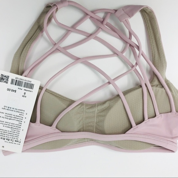 lululemon athletica Other - NWT lululemon POIK pearl pink free to be Bra Wild